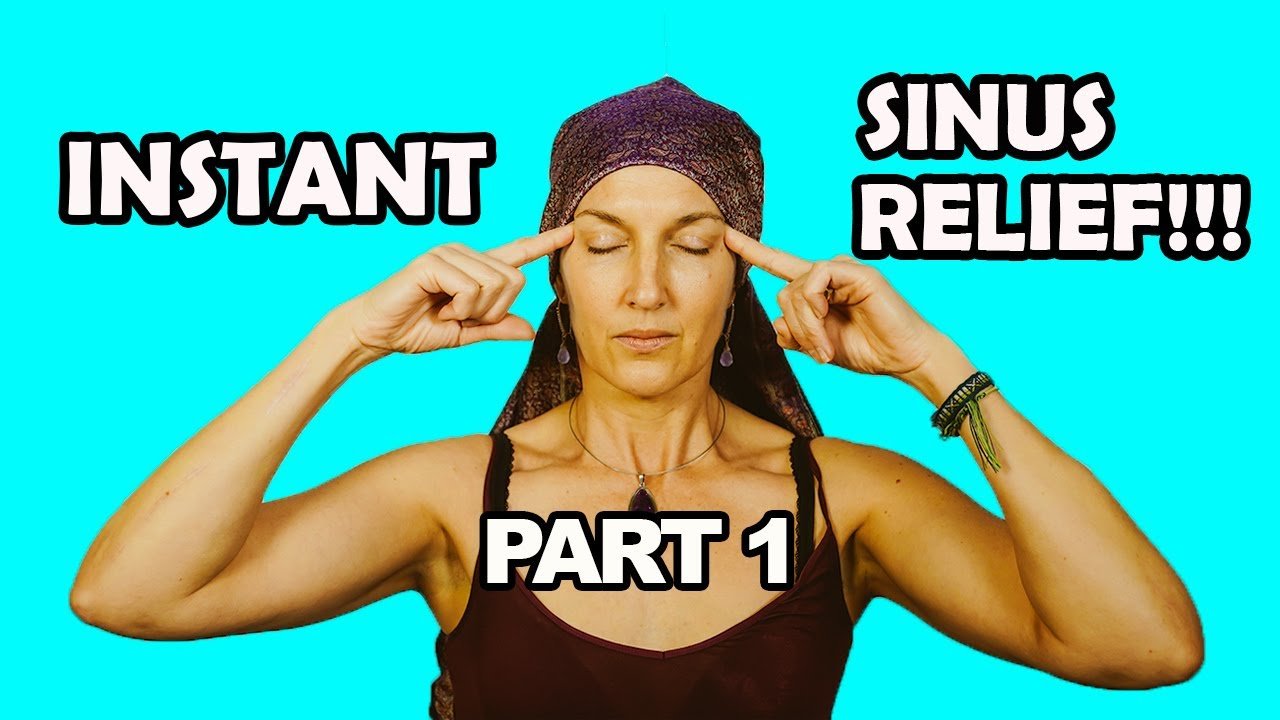 how to relieve sinus pressure