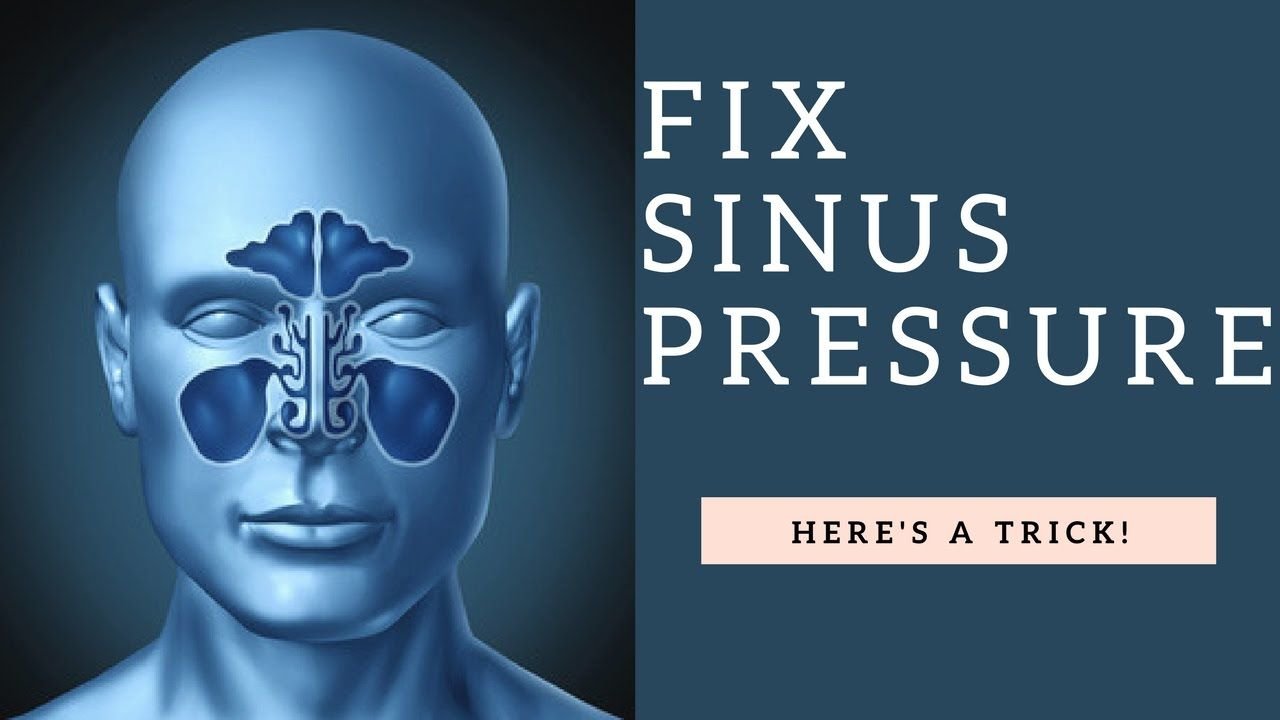 how to relieve sinus pressure